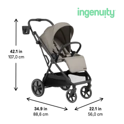 3DSuite Modular Stroller with Reversible Seat