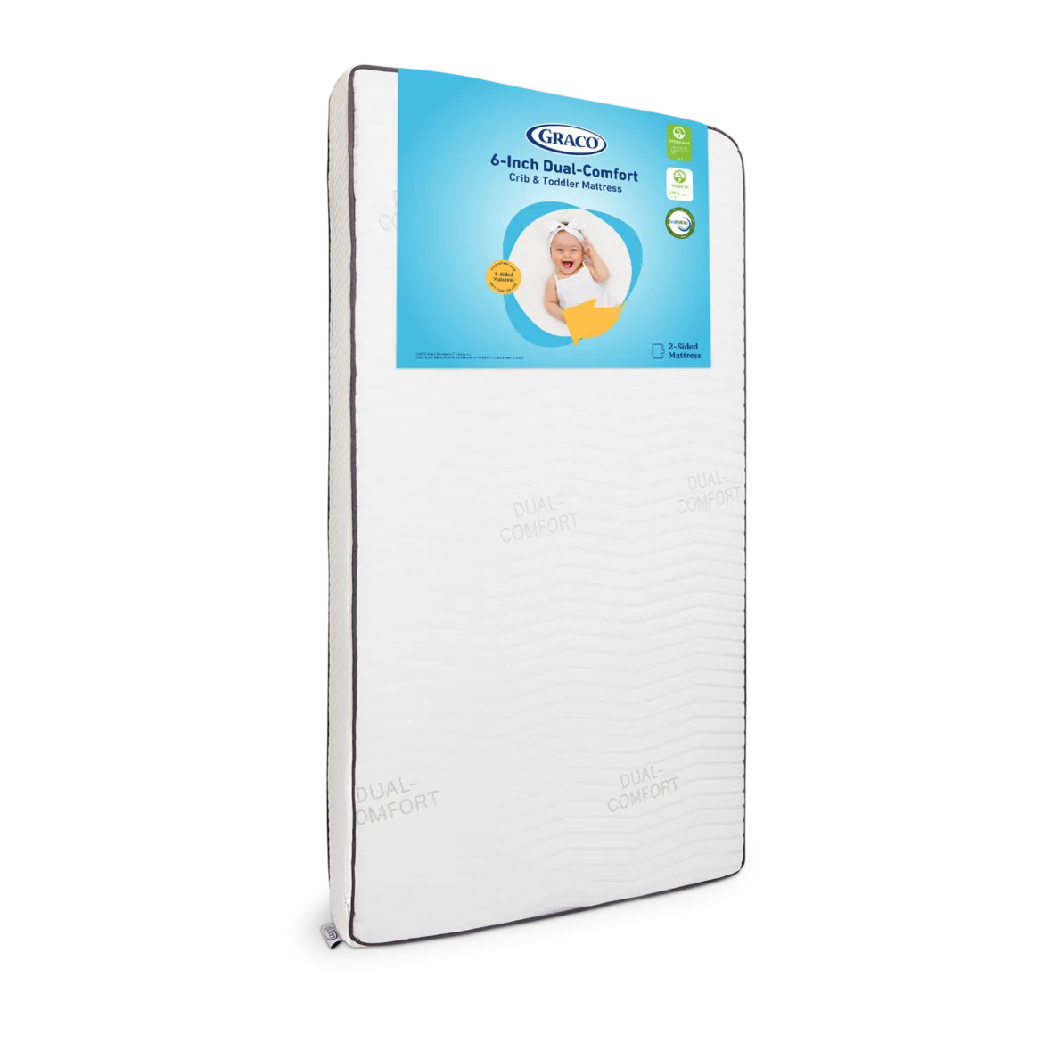 Dual Comfort 6-Inch Foam Crib & Toddler Mattress