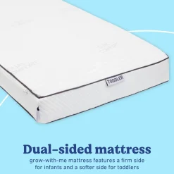 Dual Comfort 6-Inch Foam Crib & Toddler Mattress