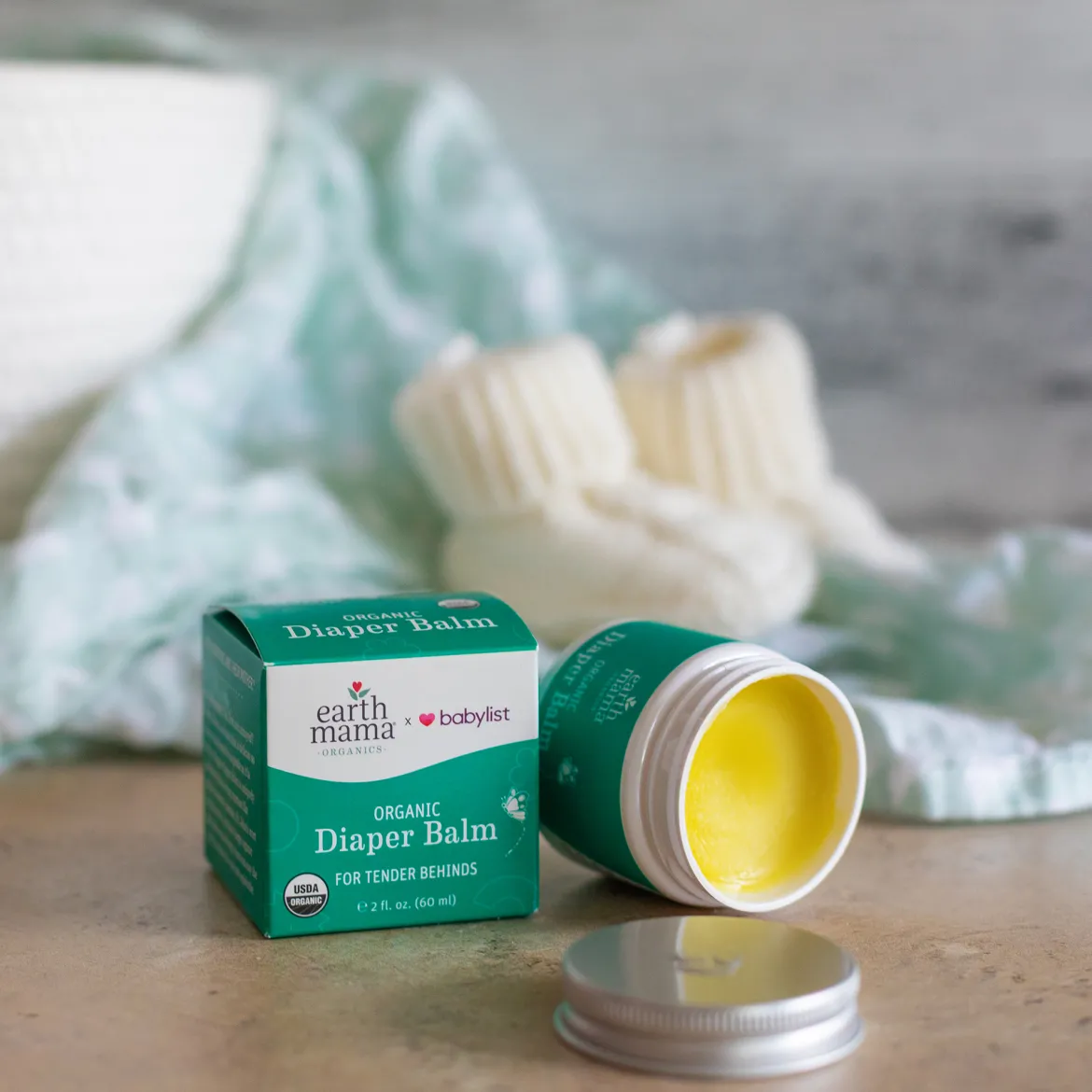 Earth Mama x Babylist Diaper Balm & Nipple Butter Bundle