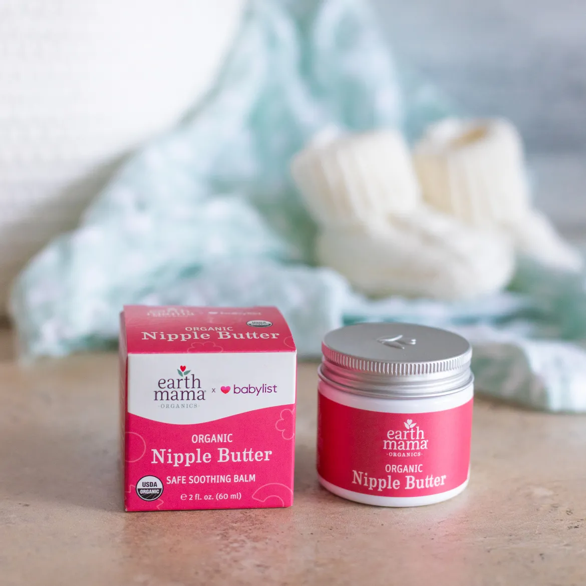 Earth Mama x Babylist Diaper Balm & Nipple Butter Bundle