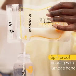 Easy Pour Breast Milk Storage Bags