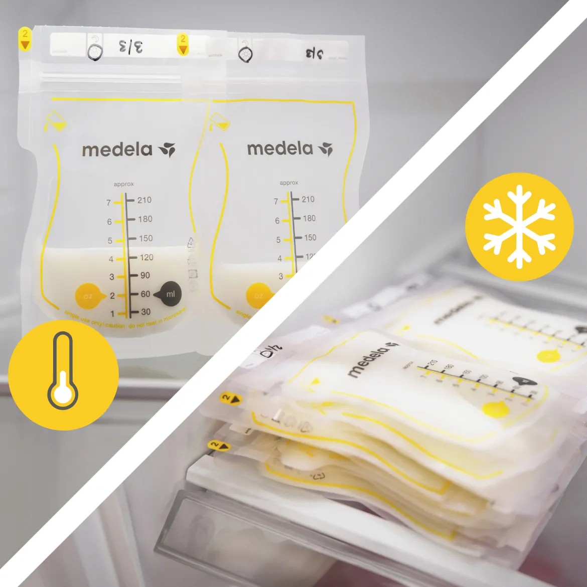 Easy Pour Breast Milk Storage Bags