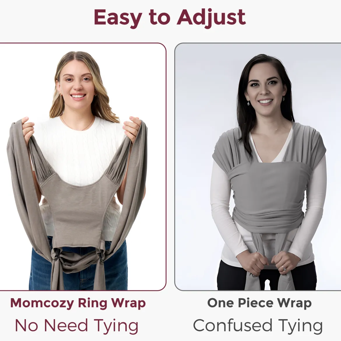 Easy to Wear Hands Free - Baby Wrap Carrier