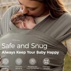 Easy to Wear Hands Free - Baby Wrap Carrier