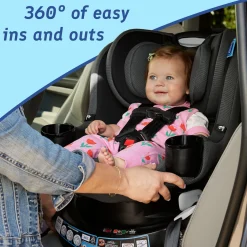 EasyTurn 360 2-in-1 Rotating Convertible Car Seat