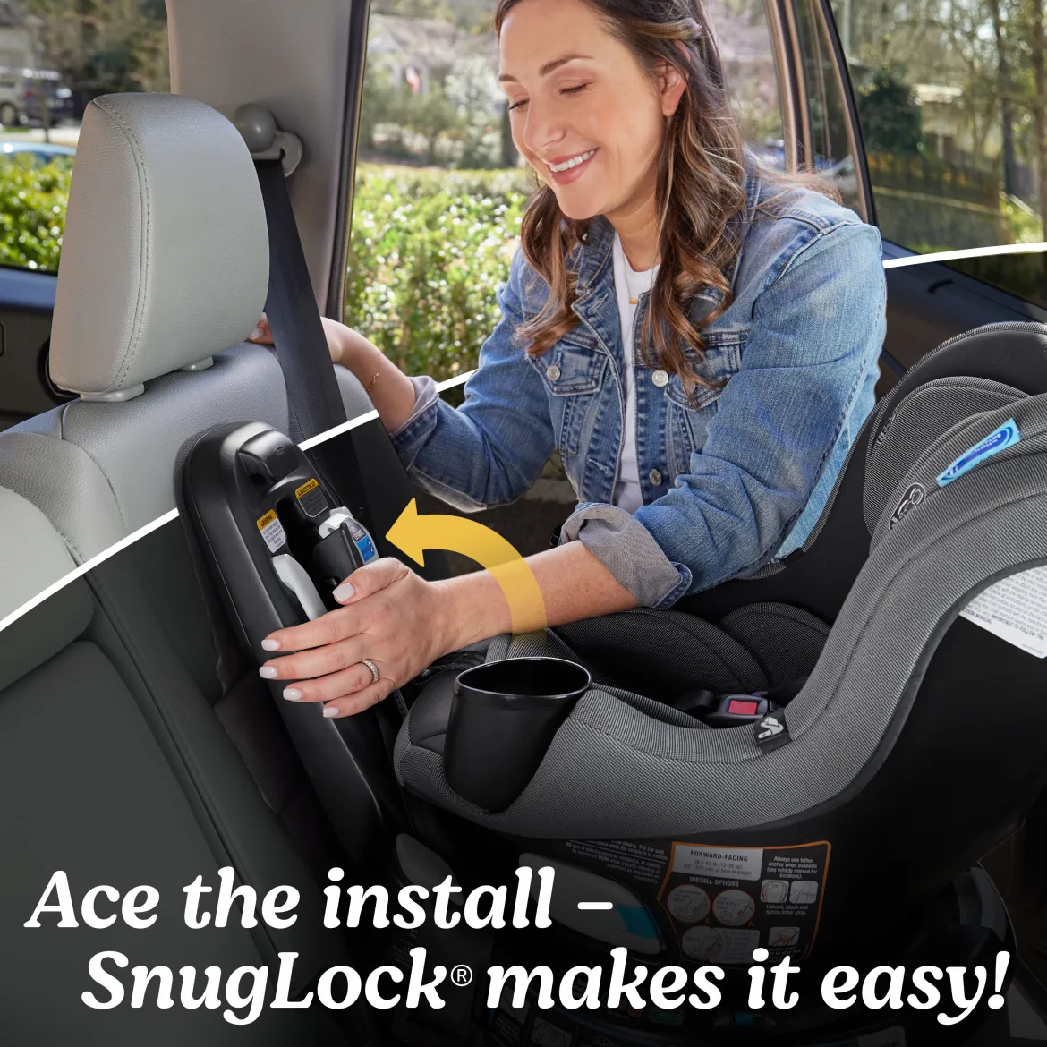 EasyTurn 360 2-in-1 Rotating Convertible Car Seat
