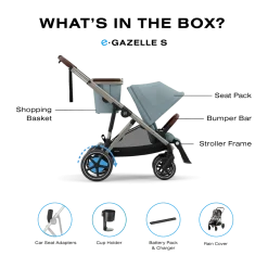eGazelle S Electronic Assist Stroller