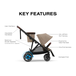 eGazelle S Stroller + Cloud G Pro Travel System