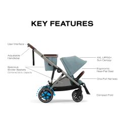 eGazelle S Stroller + Cloud G Pro Travel System