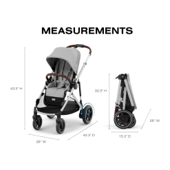 eGazelle S Stroller + Cloud G Pro Travel System