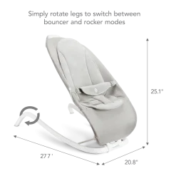 Electric Digital Touch Display & Soothing Sounds Bouncer and Rocker