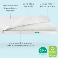 Essential Breathable Standard Size Crib Mattress