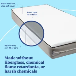 Essentials 6-Inch Dual-Sided Crib & Toddler Mattress