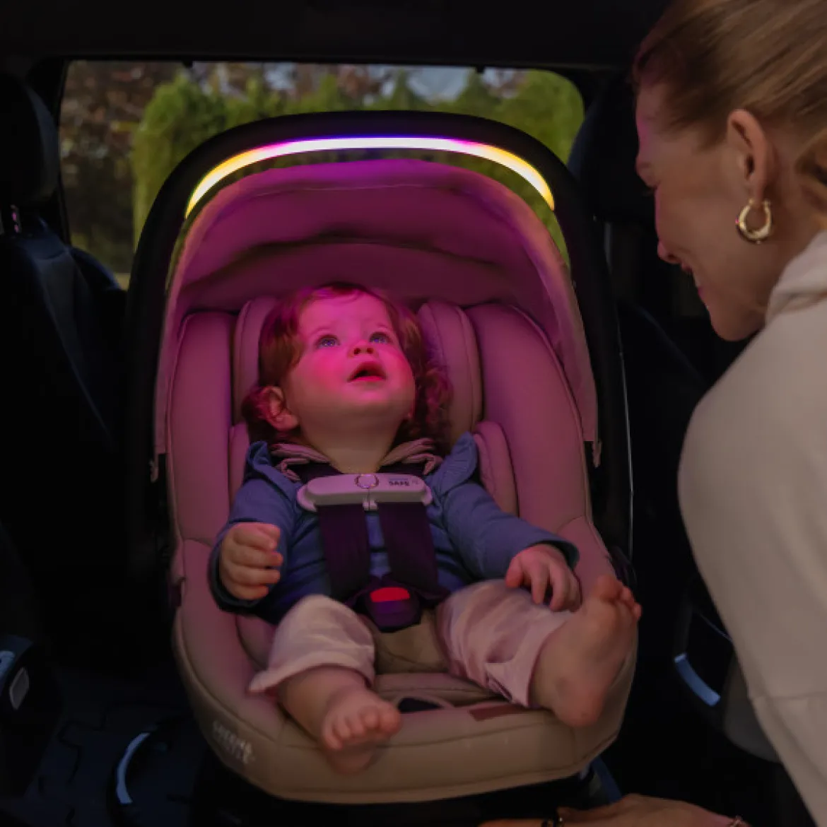 Evenflo Shyft Intuiti+ Travel System featuring Revolve180 LiteMax NXT with SensorySoothe