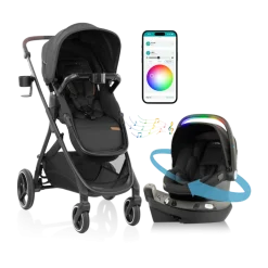 Evenflo Shyft Intuiti+ Travel System featuring Revolve180 LiteMax NXT with SensorySoothe