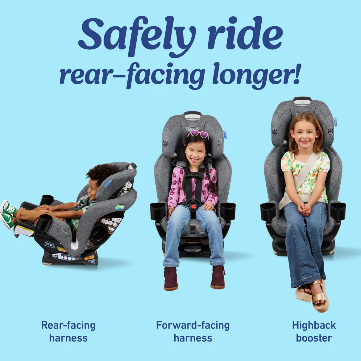 Extend2Fit 3-in-1 Car Seat
