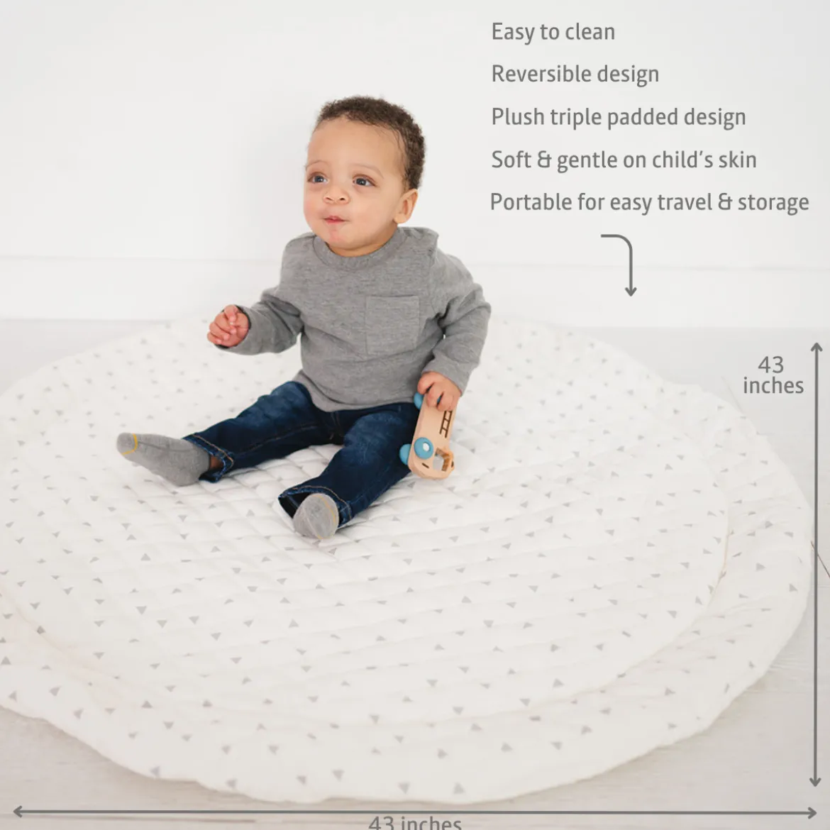 Extra Padded Round Play Mat
