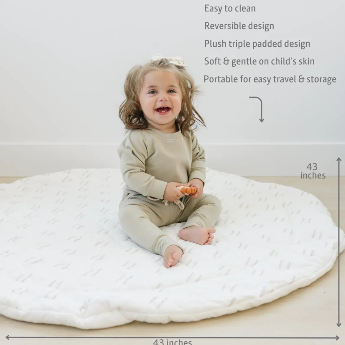 Extra Padded Round Play Mat
