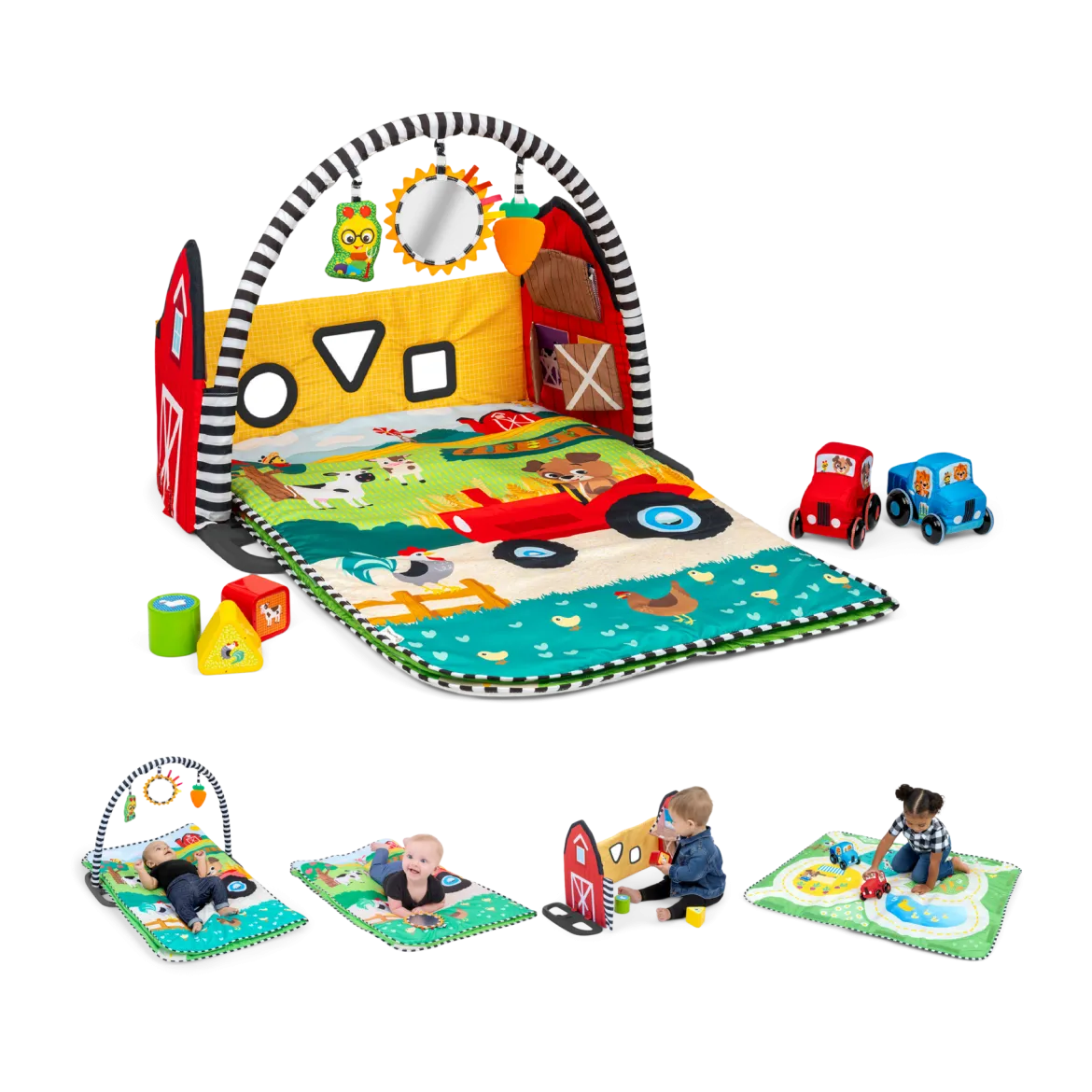Farm Explorers Busy Barnyard Grow With Me Activity Gym