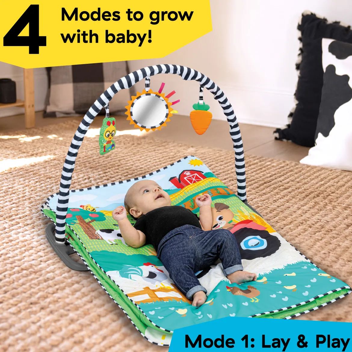 Farm Explorers Busy Barnyard Grow With Me Activity Gym