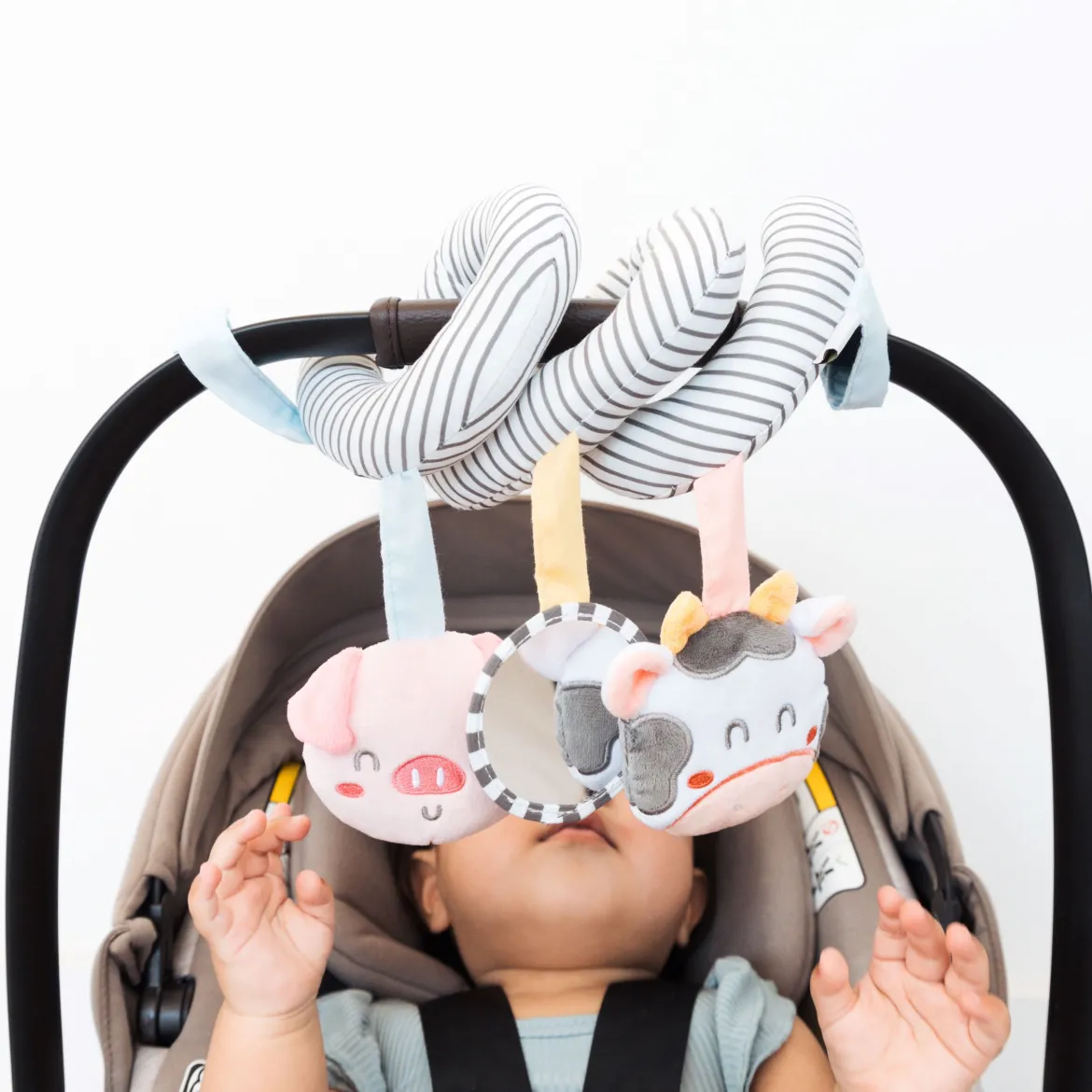 Farm Spiral Stroller Toys