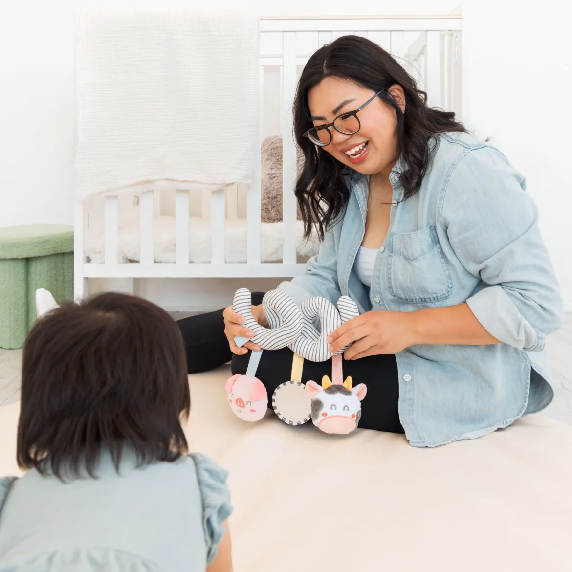 Farm Spiral Stroller Toys