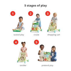 Farmstand 5-in-1 Grow Along Activity Walker Baby Toy