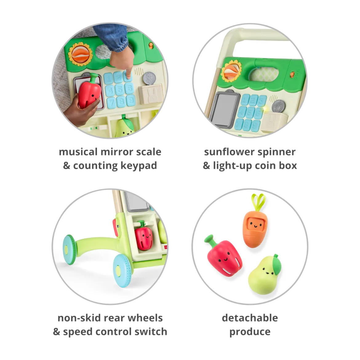 Farmstand 5-in-1 Grow Along Activity Walker Baby Toy