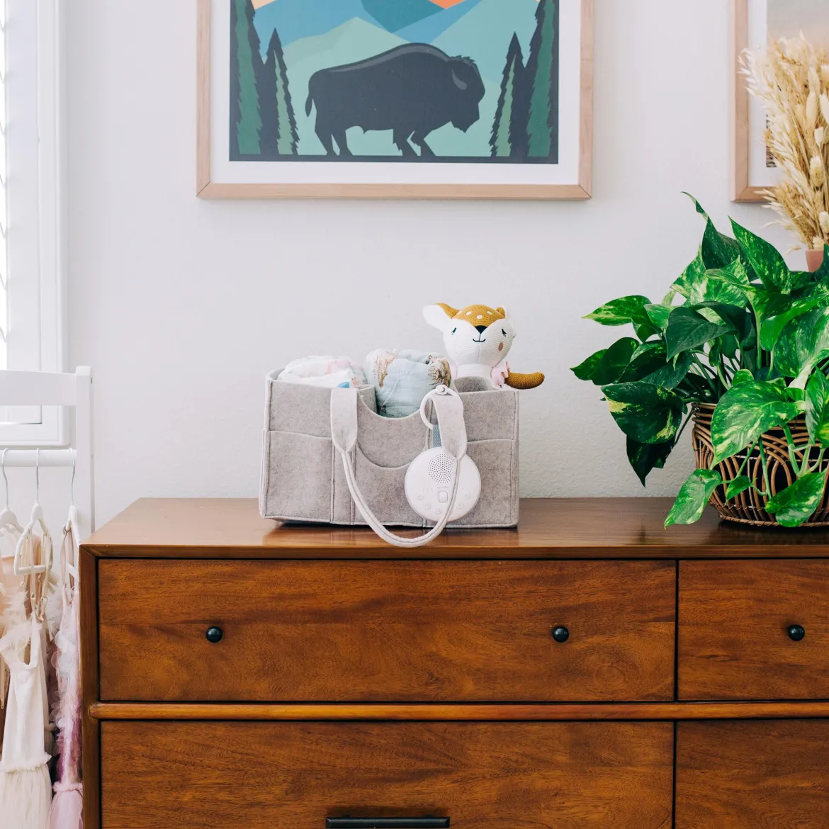 Felt Diaper Caddy