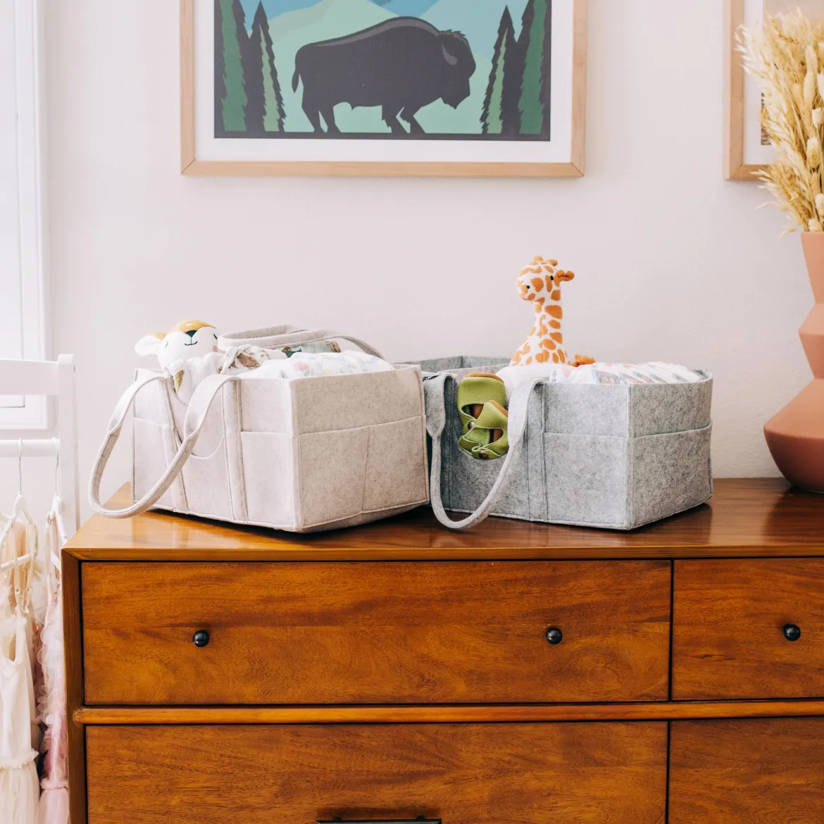 Felt Diaper Caddy