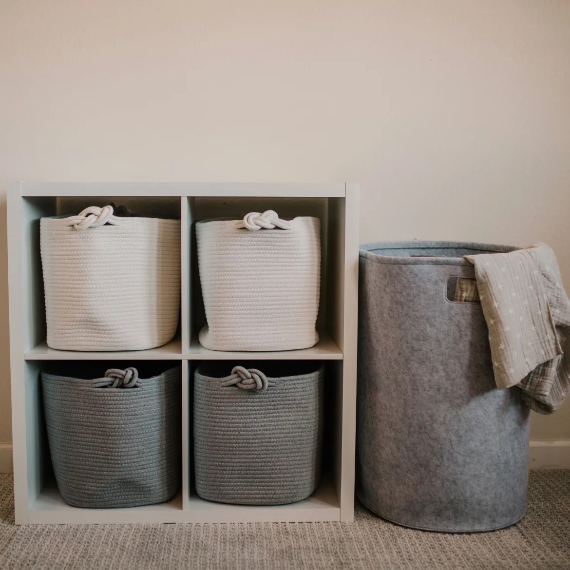 Felt Laundry Hamper