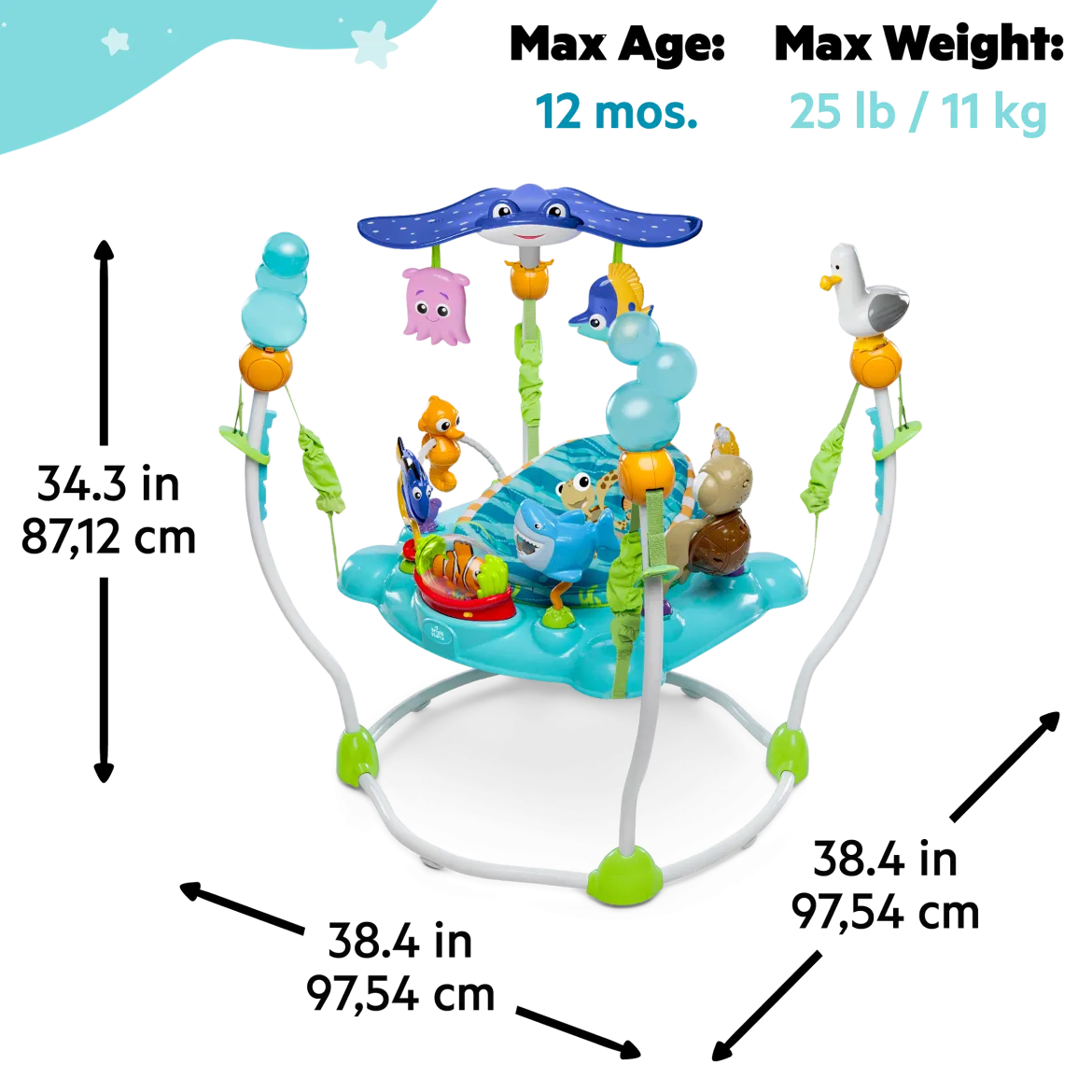 Finding Nemo Sea of Activities Baby Activity Jumper