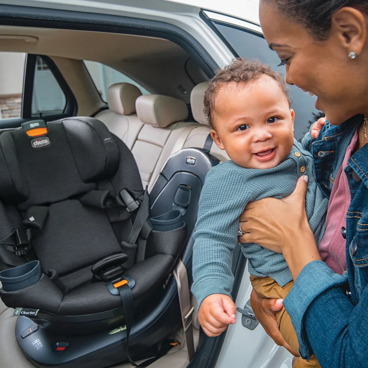 Fit360 ClearTex Rotating Convertible Car Seat