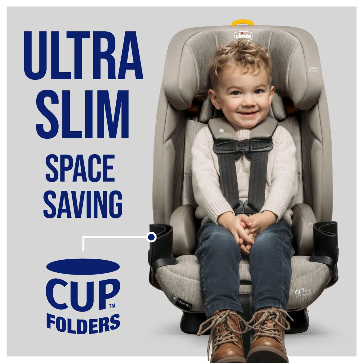 Fit3x ClearTex Ultra-Slim All-in-One Car Seat