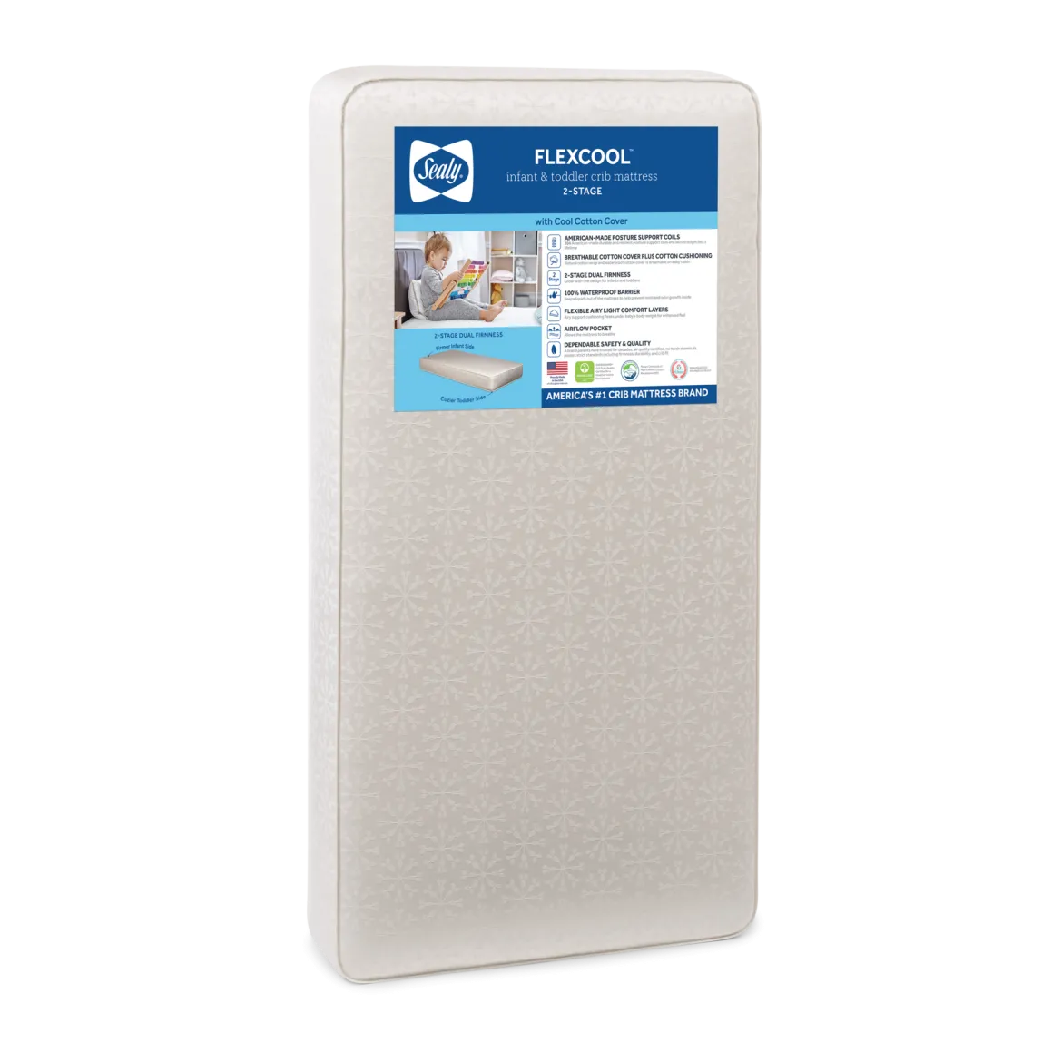 Flexcool 2-Stage Crib and Toddler Mattress