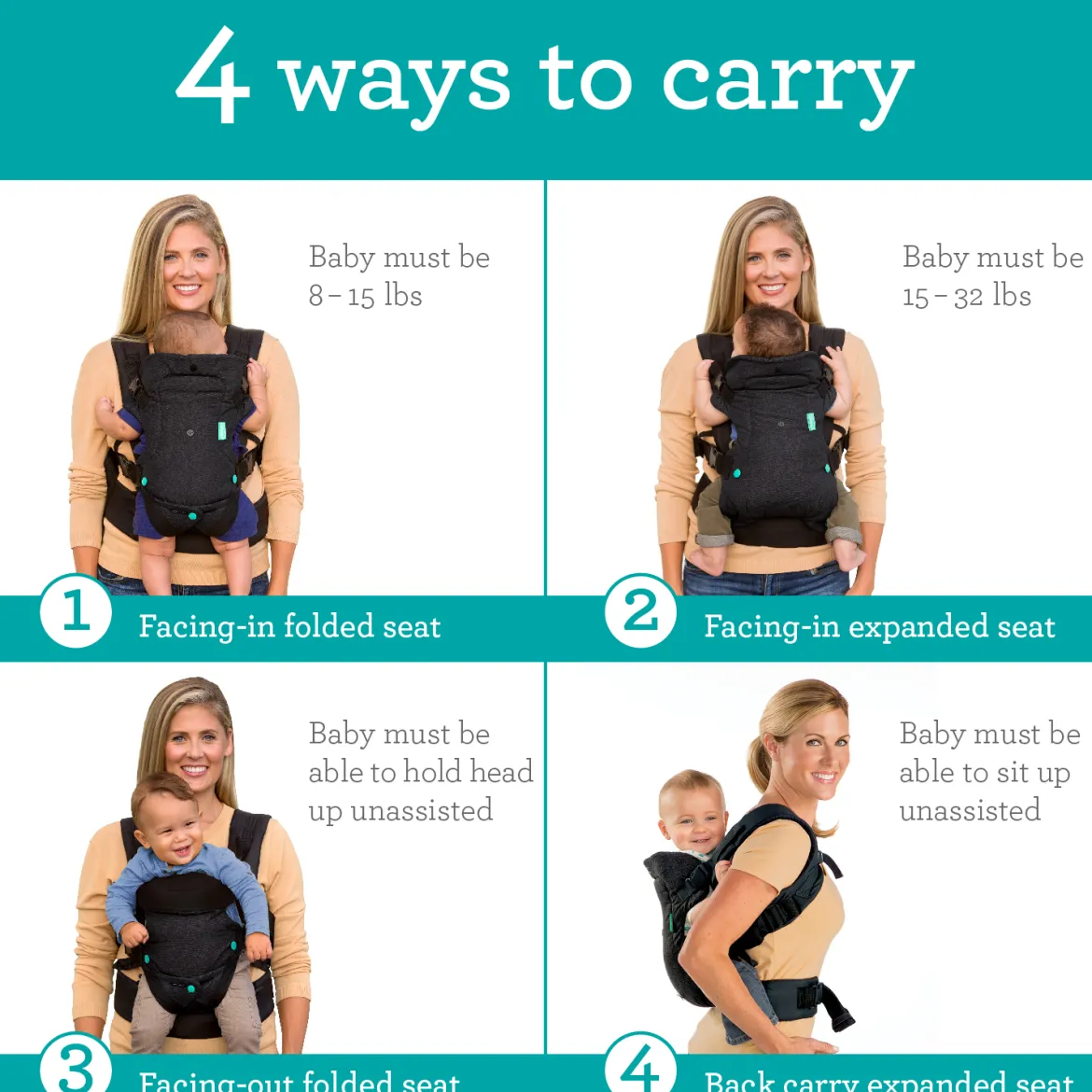 Flip 4-In-1 Convertible Carrier