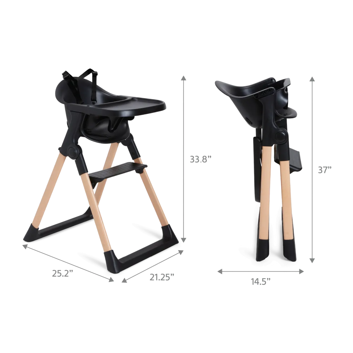 Float Easy Clean Foldable High Chair