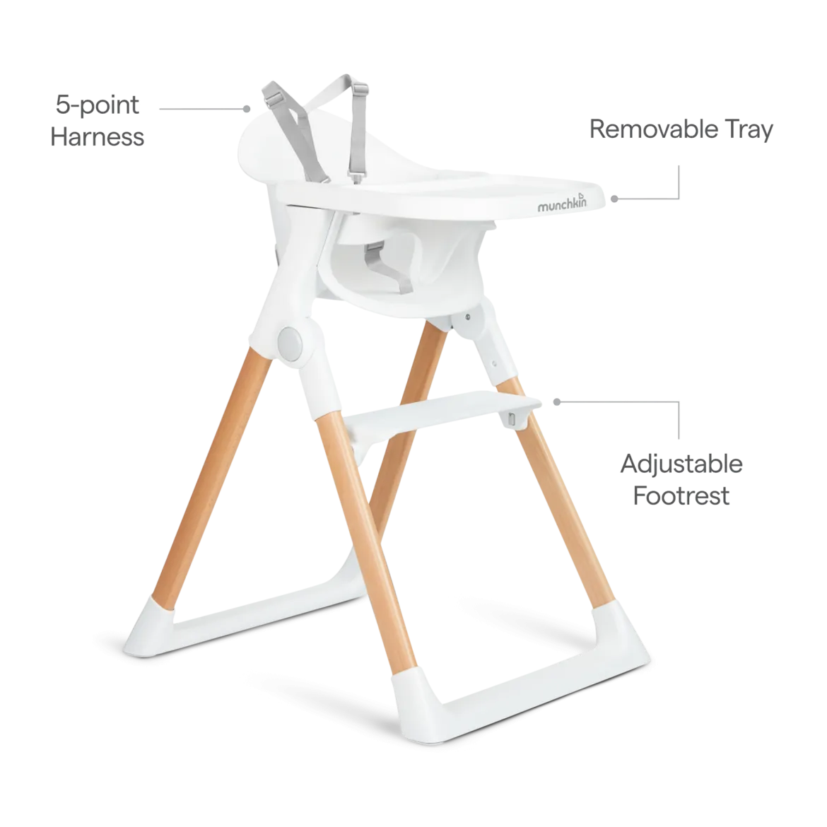 Float Easy Clean Foldable High Chair