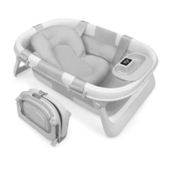 Fold ‘n Store Baby Bathtub With Built-in Thermometer