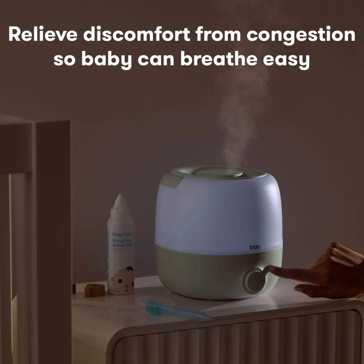Frida Baby x Babylist 3-in-1 Humidifier, Diffuser & Nightlight