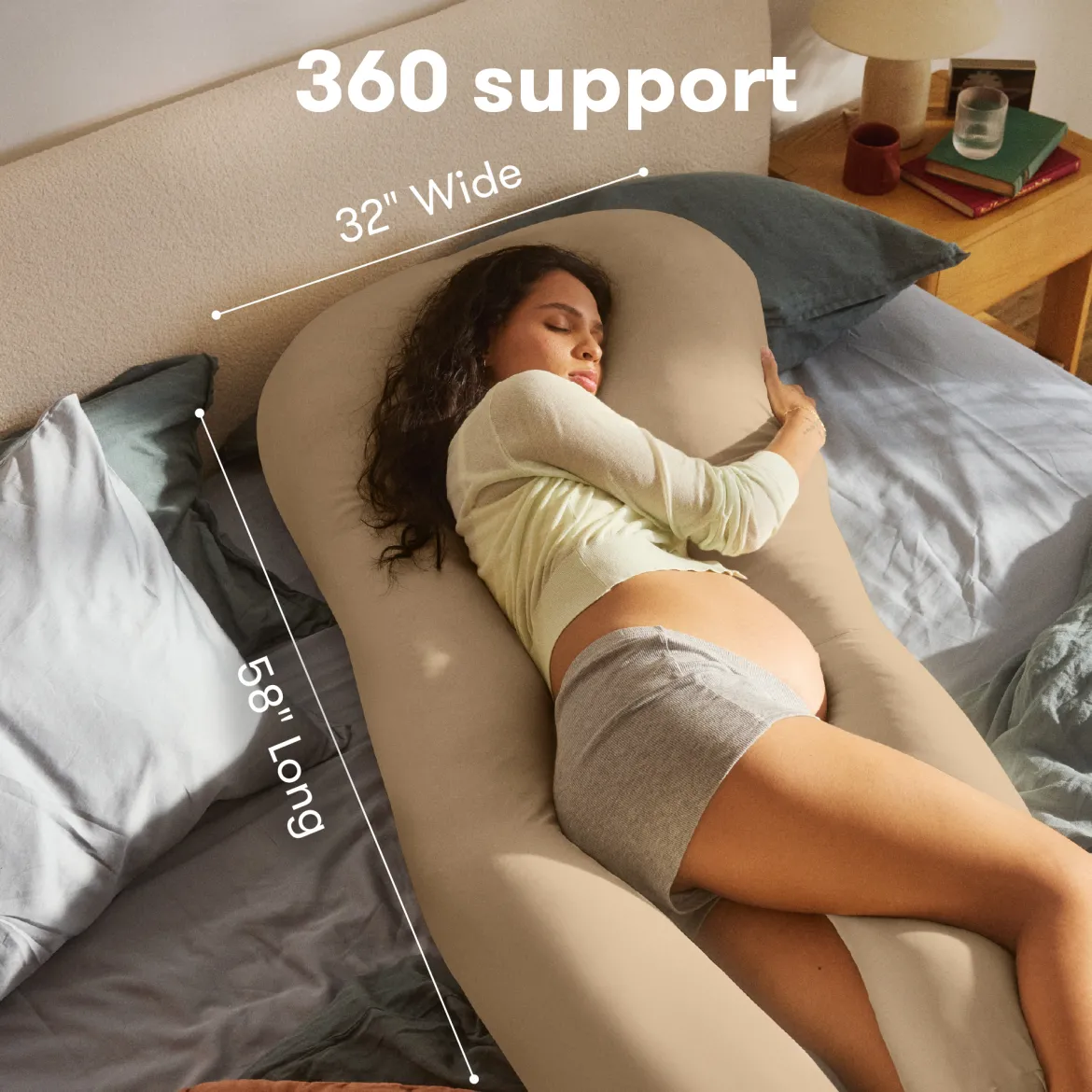 Full Body Support Pregnancy Pillow