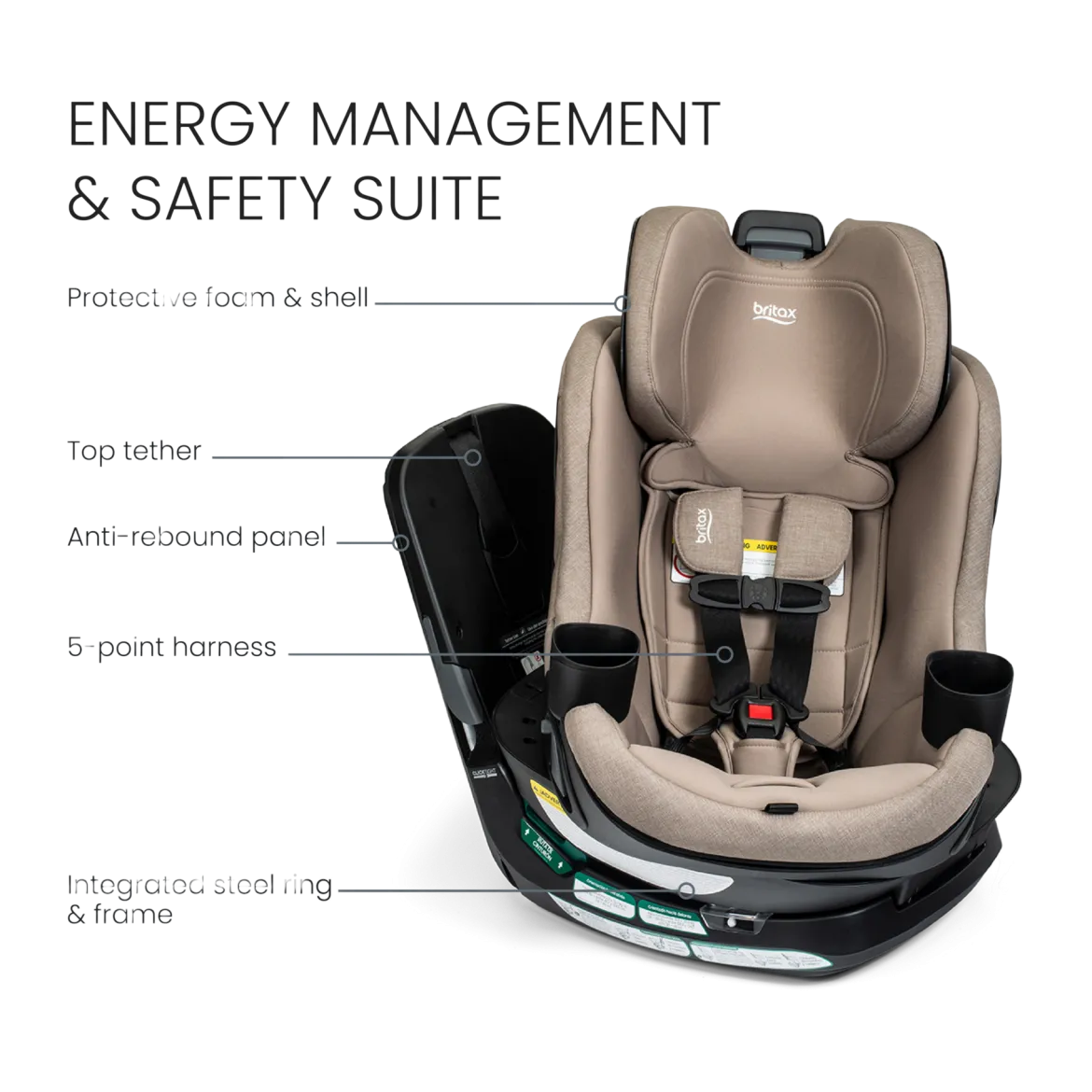 Galaxy360 Slim Rotating Convertible Car Seat