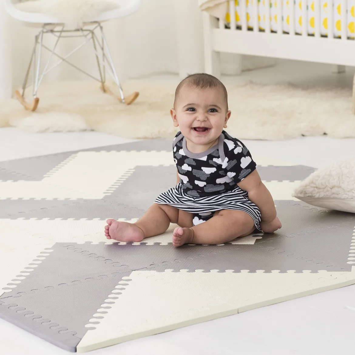 Geo Playspot Foam Floor Tiles