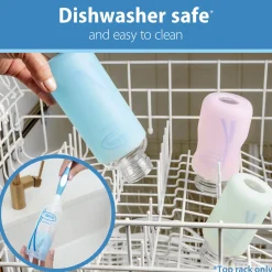 Glass and BPA-Free Plastic Baby Bottle Starter Gift Bundle
