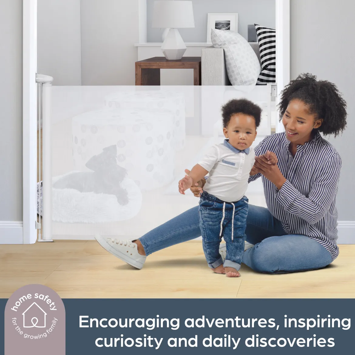 Glide 'N Hide Extra Tall Retractable Baby Gate