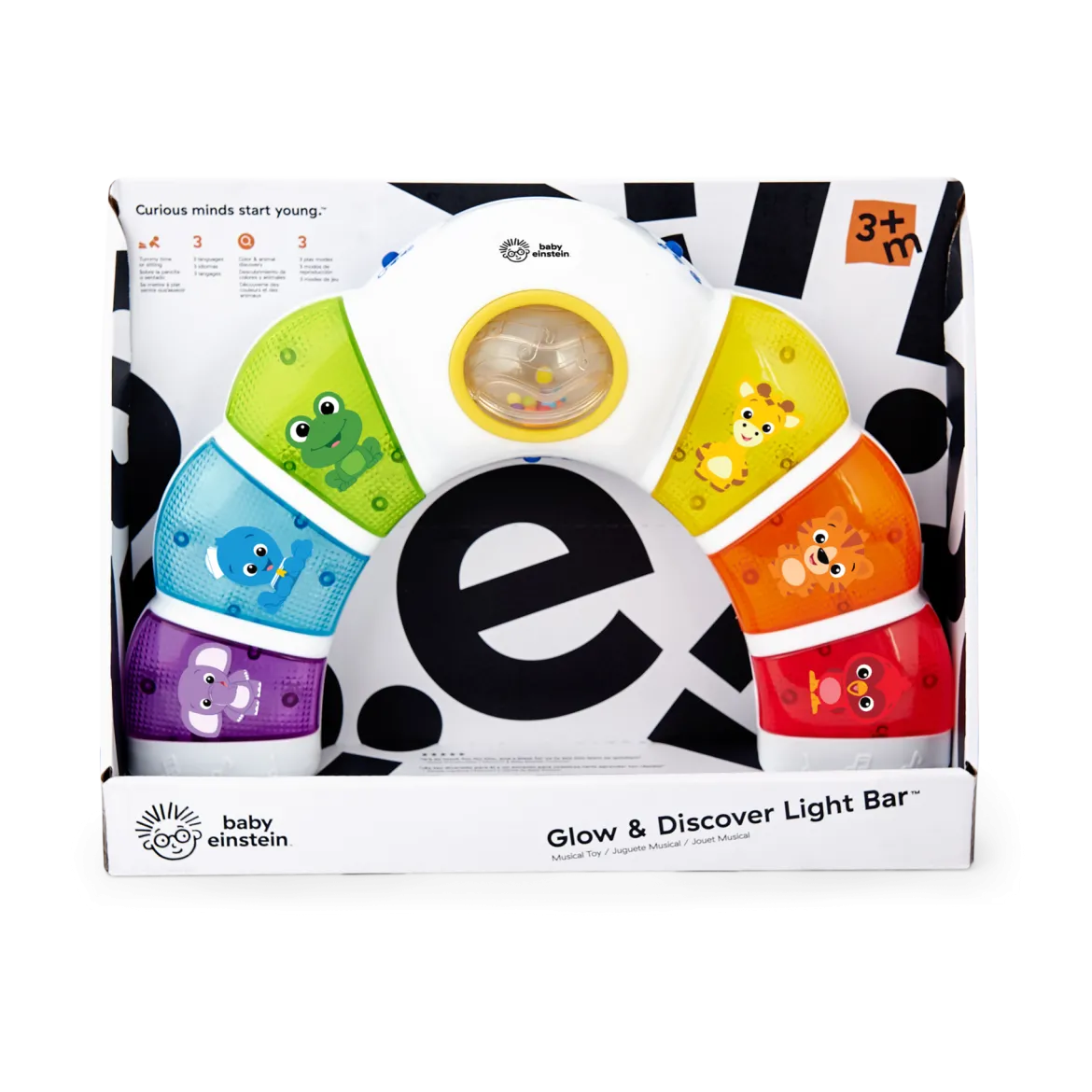 Glow & Discover Light Bar Tummy Time Toy