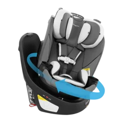Gold Revolve360 Slim 2-in-1 Rotational Car Seat with SensorSafe