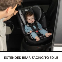 Gold Revolve360 Slim 2-in-1 Rotational Car Seat with SensorSafe
