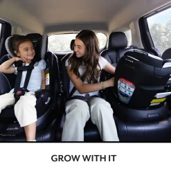 Gold Revolve360 Slim 2-in-1 Rotational Car Seat with SensorSafe